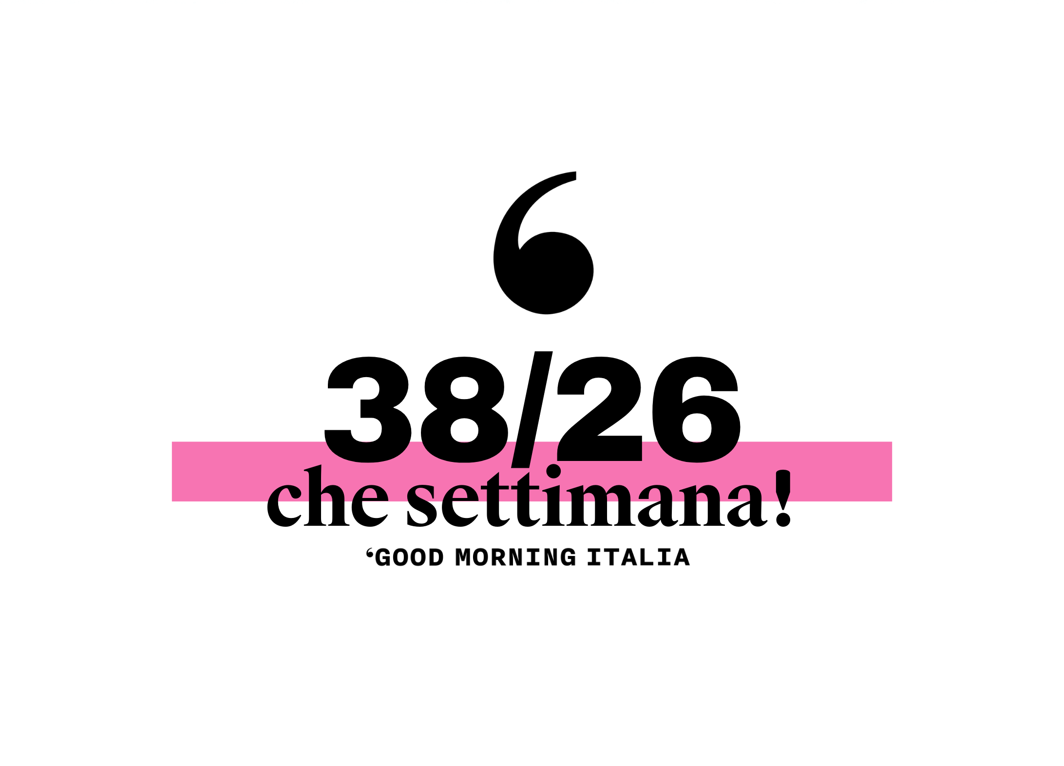 Che settimana! #38/26