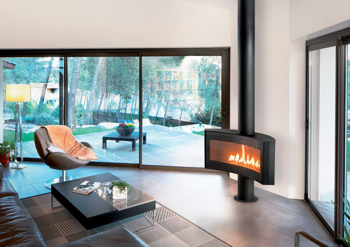 JC Bordelet Eva Corner Fireplace