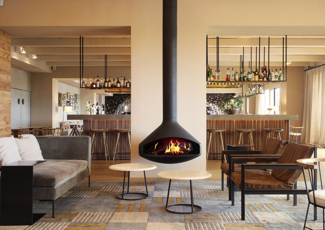 Ergofocus Holographic suspended Fireplace