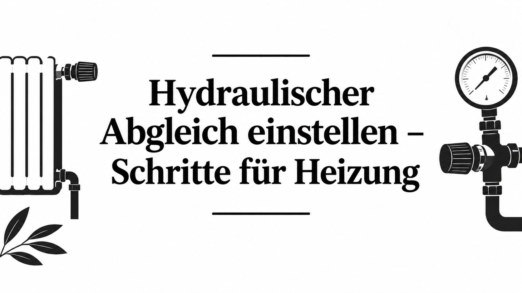 Hydraulischer Abgleich einstellen – Schritte für Heizung