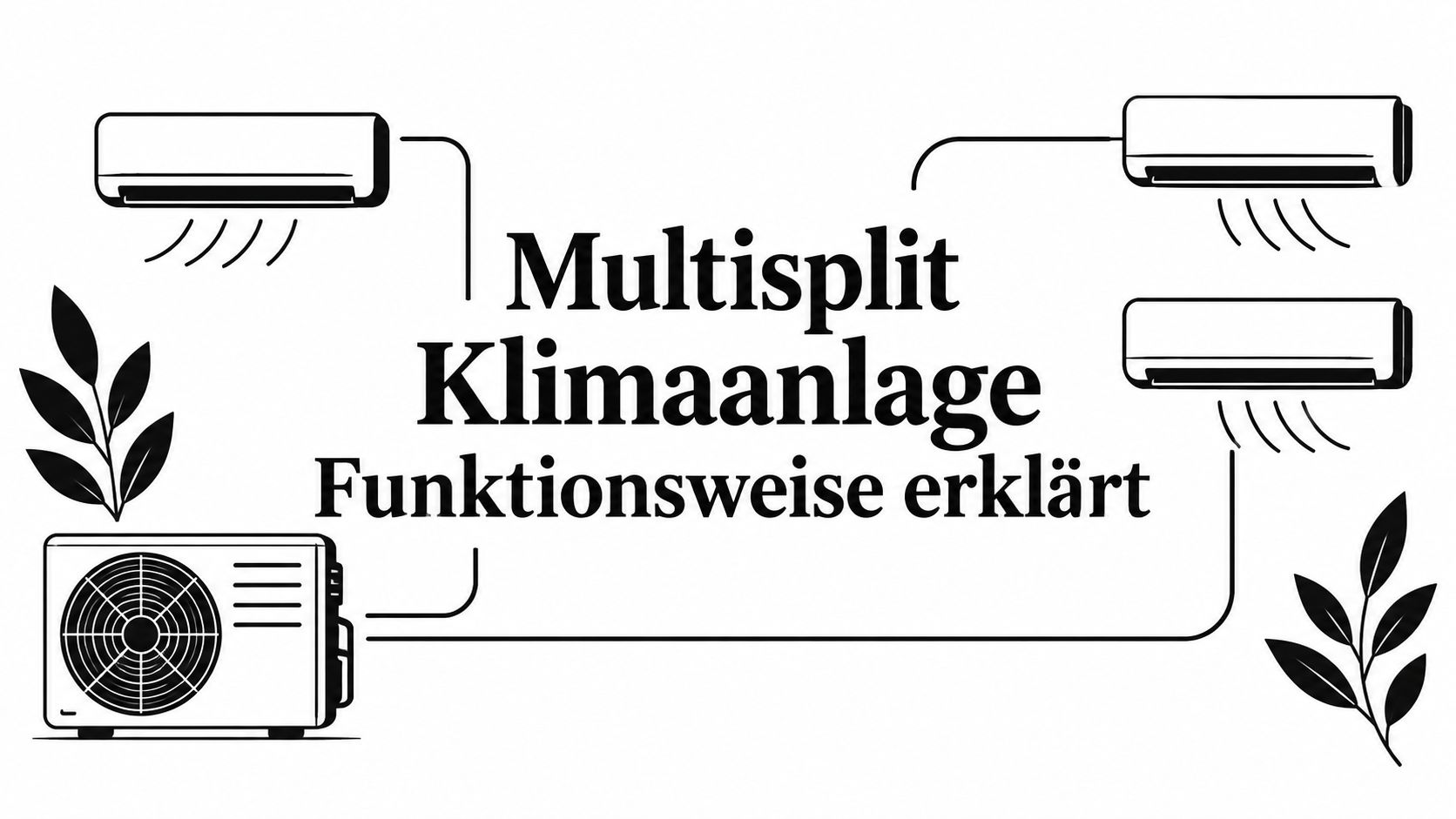 Multisplit Klimaanlage Funktionsweise erklärt