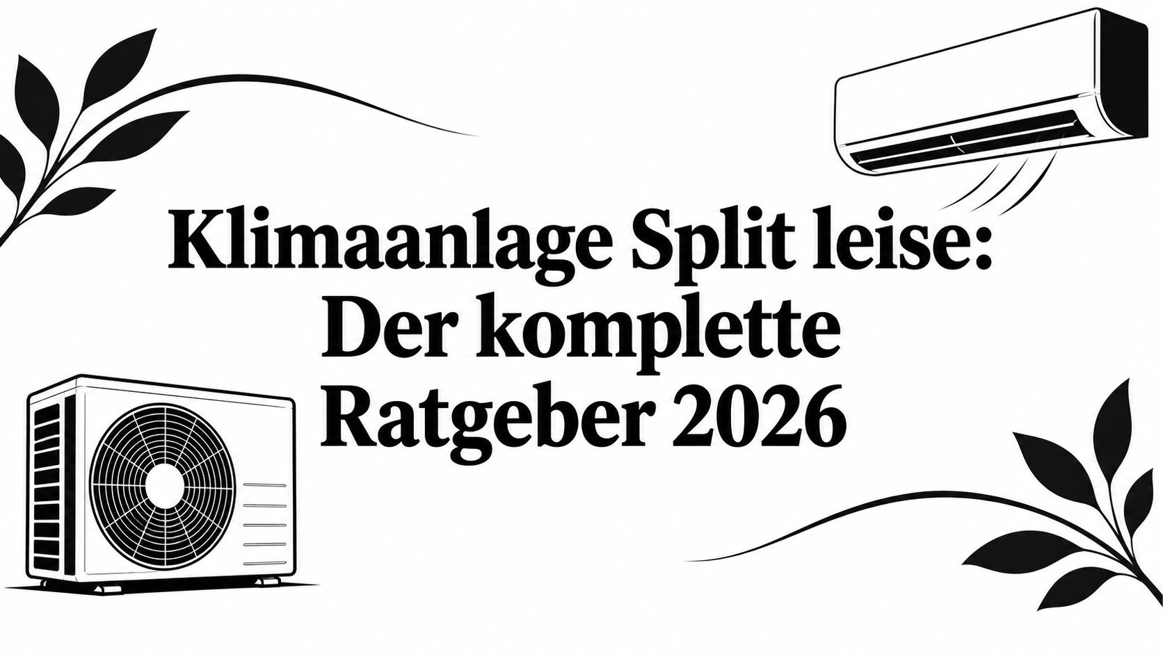 Klimaanlage Split leise: Der komplette Ratgeber 2026