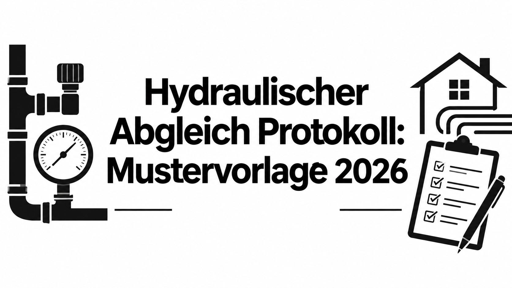 Hydraulischer Abgleich Protokoll: Mustervorlage 2026