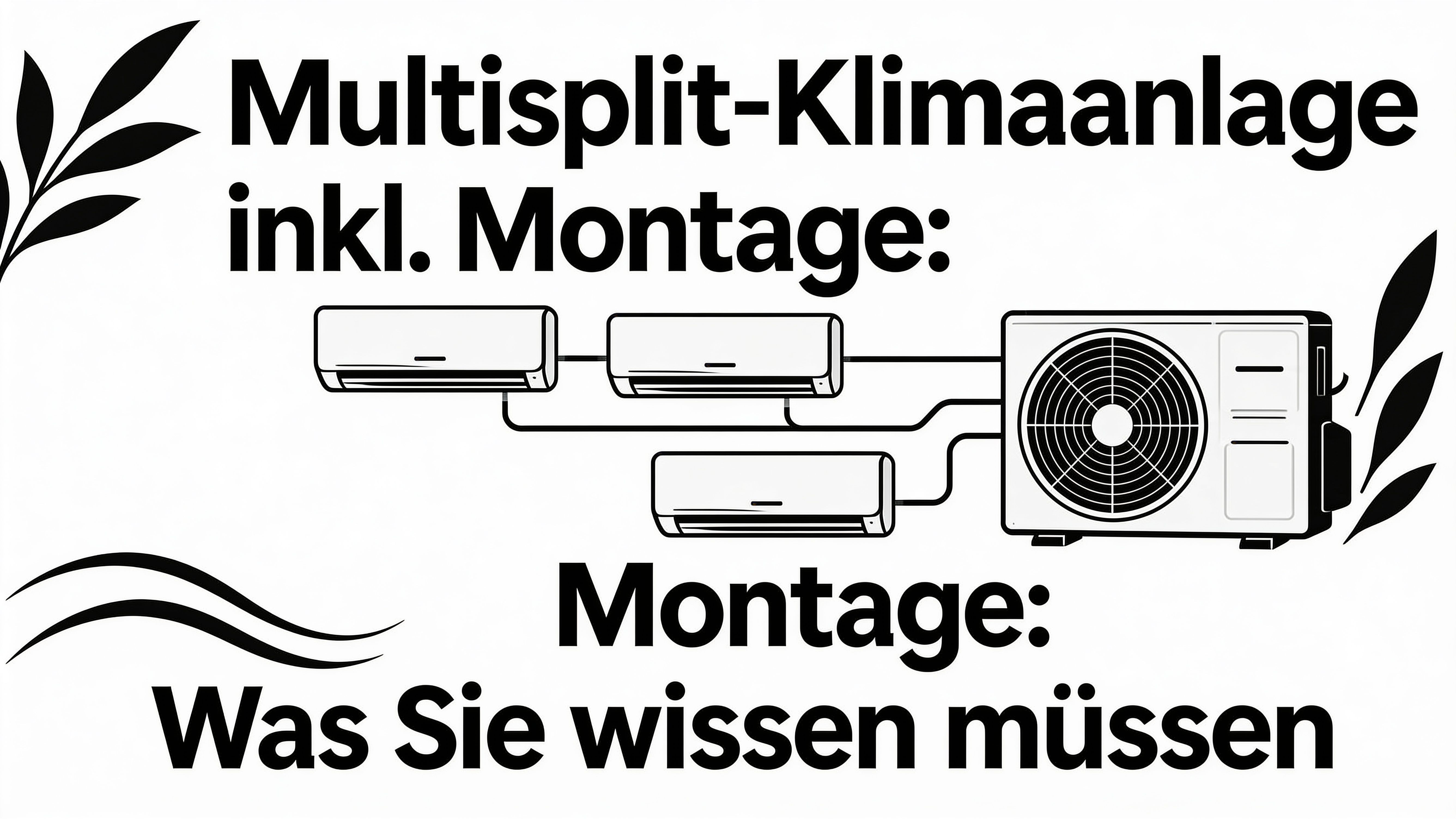 Multisplit Klimaanlage inkl Montage: Was Sie Wissen Müssen