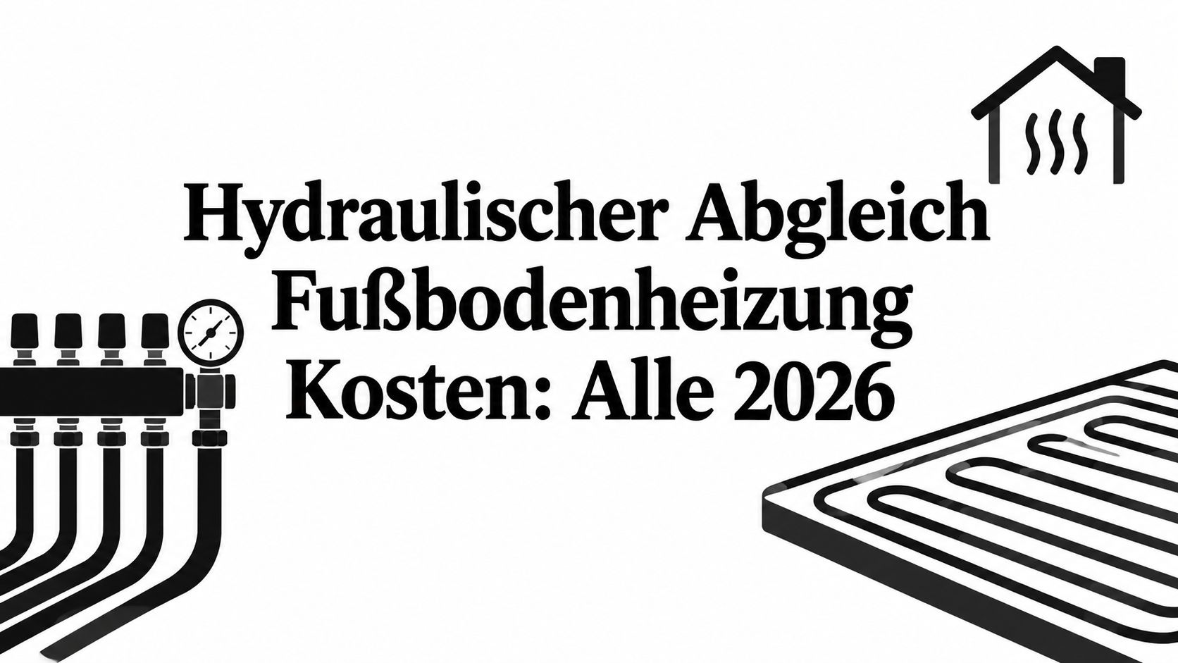 Hydraulischer Abgleich Fußbodenheizung Kosten: Alle 2026