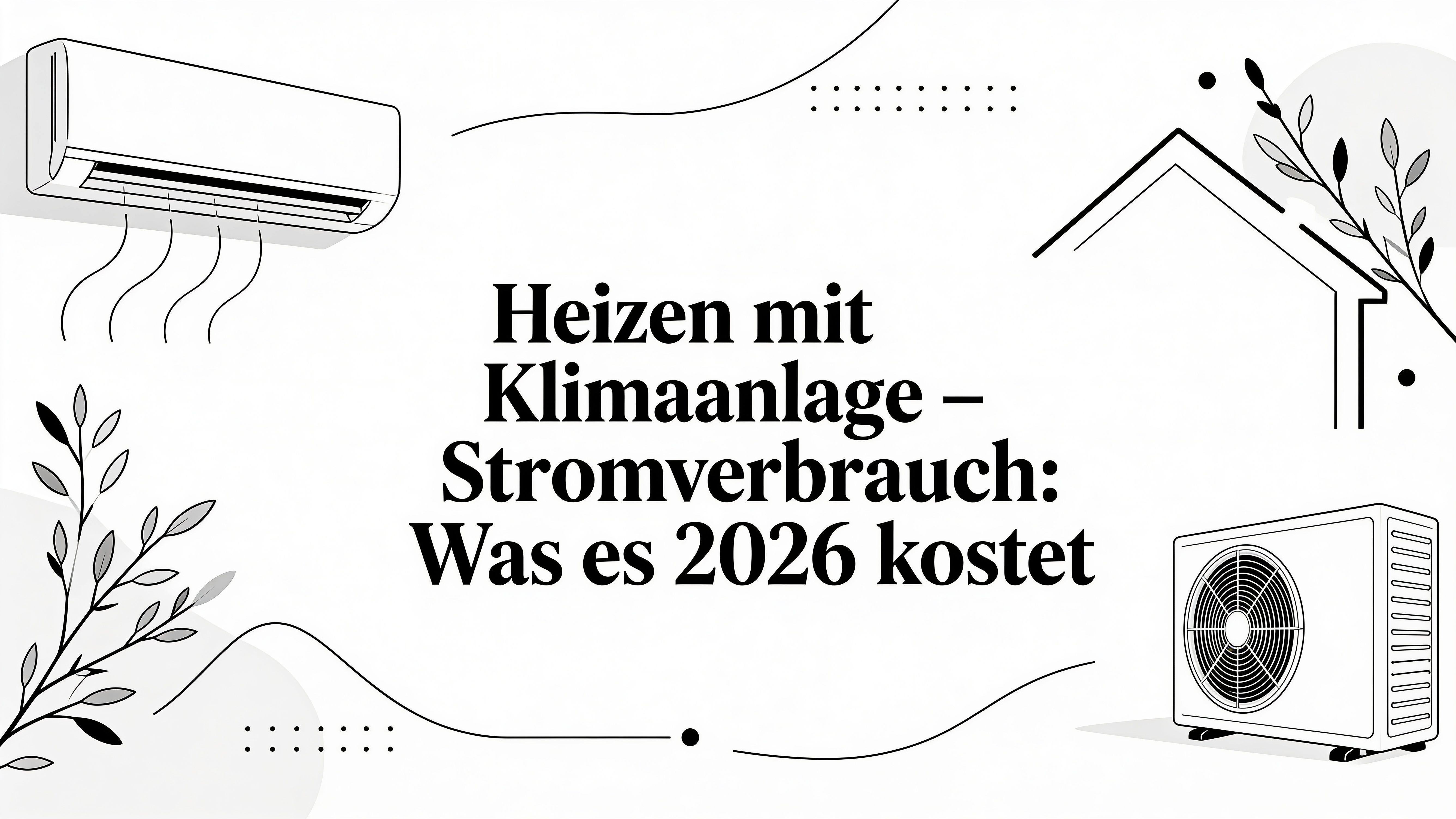 Klimaanlage heizen Stromverbrauch: Was 2026 kostet