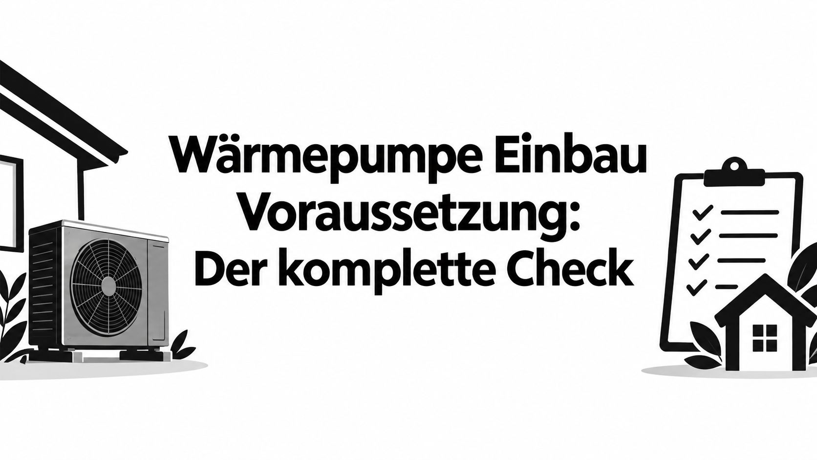 Wärmepumpe Einbau Voraussetzung: Der komplette Check