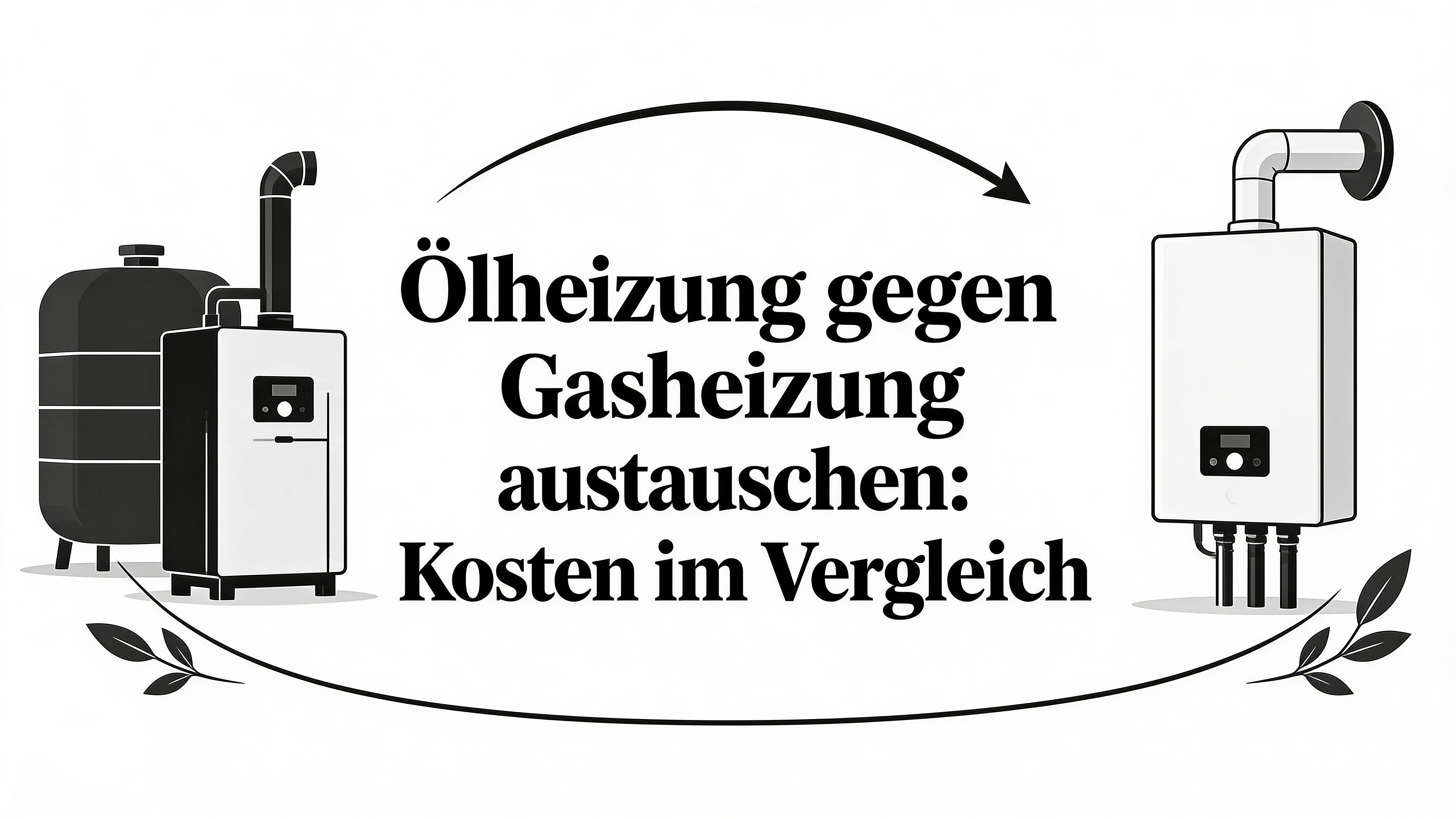 Ölheizung gegen Gasheizung austauschen Kosten im Vergleich