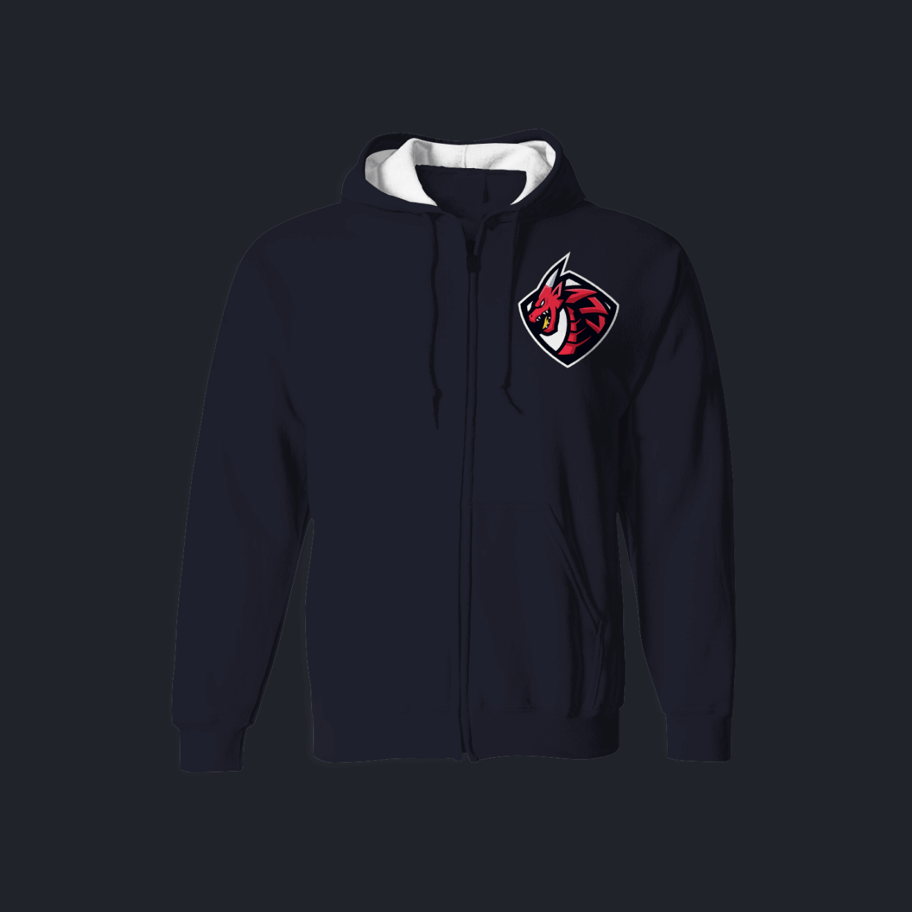 Esports Team Hoodie Black Line