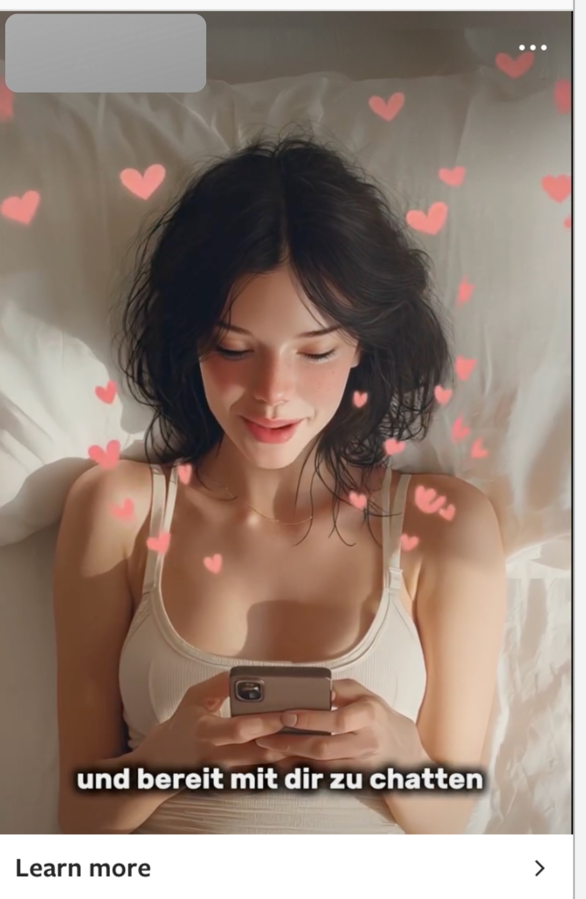 brunette ai companion chatting