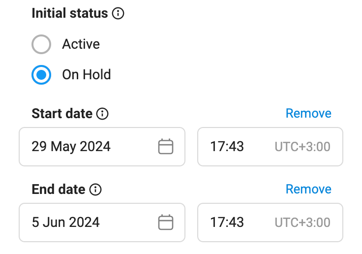 расписание показа рекламы в Telegram ads