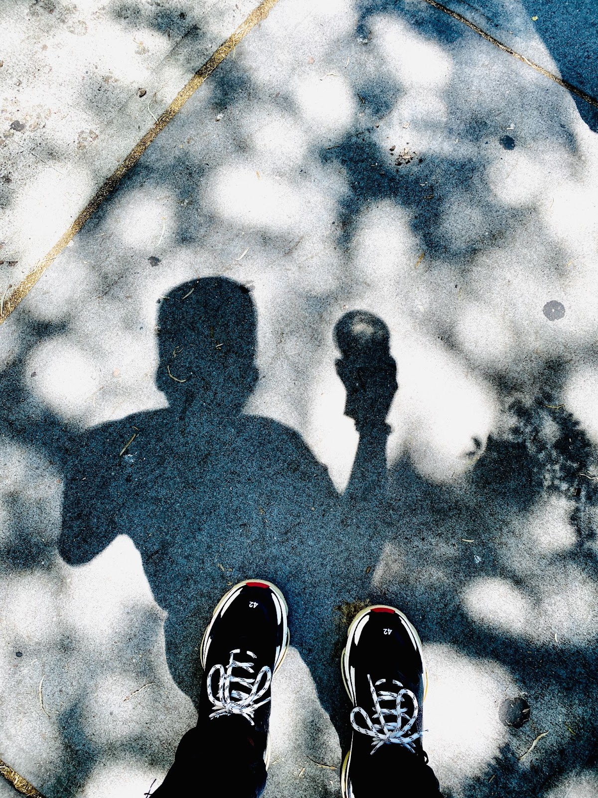 Person stops to reflect