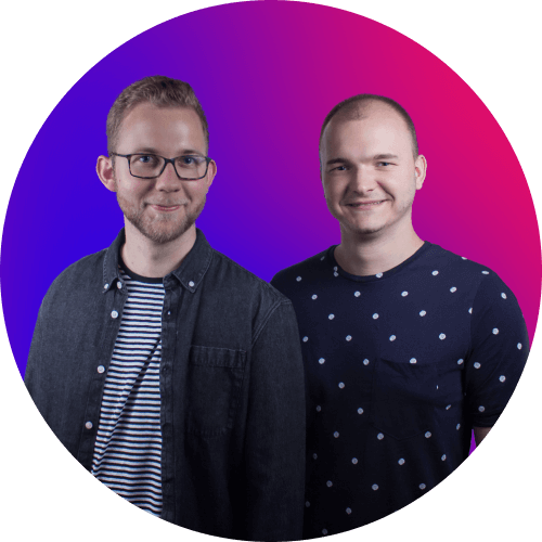 Vibrand Designs Profilbild bei Instagram, in dem Dennis und Lucas zu sehen sind.