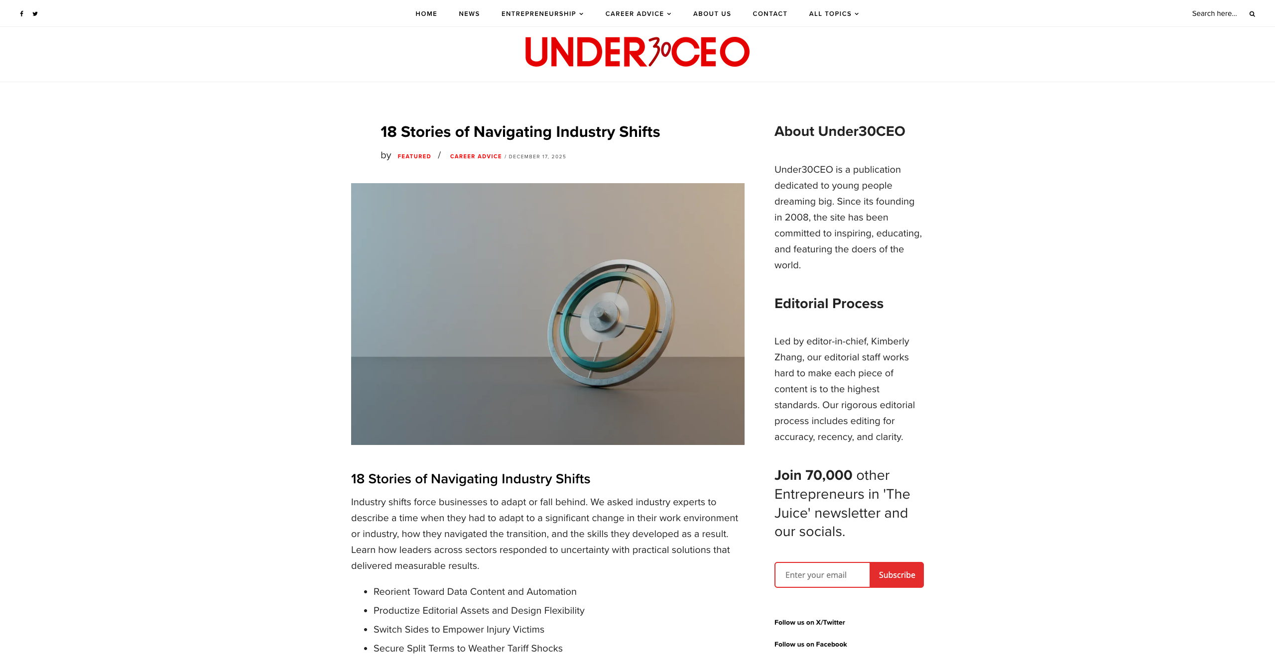 Wie Jonathan Schüßler einen Branchen Wandel gehandhabt hat