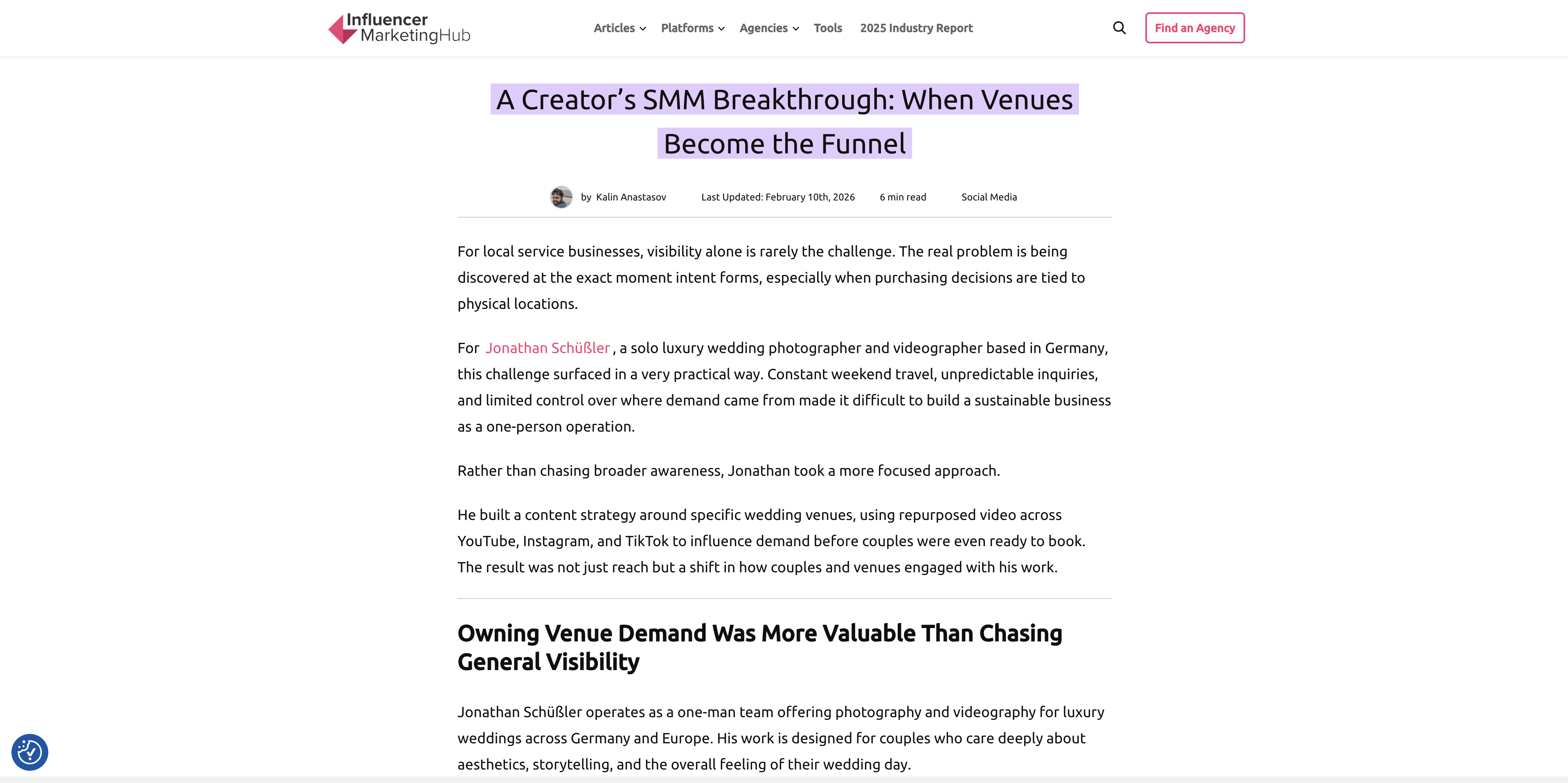 Mehr als nur Kulisse: Wie ich als Hochzeitsfotograf Locations als meinen stärksten Sales-Funnel nutze