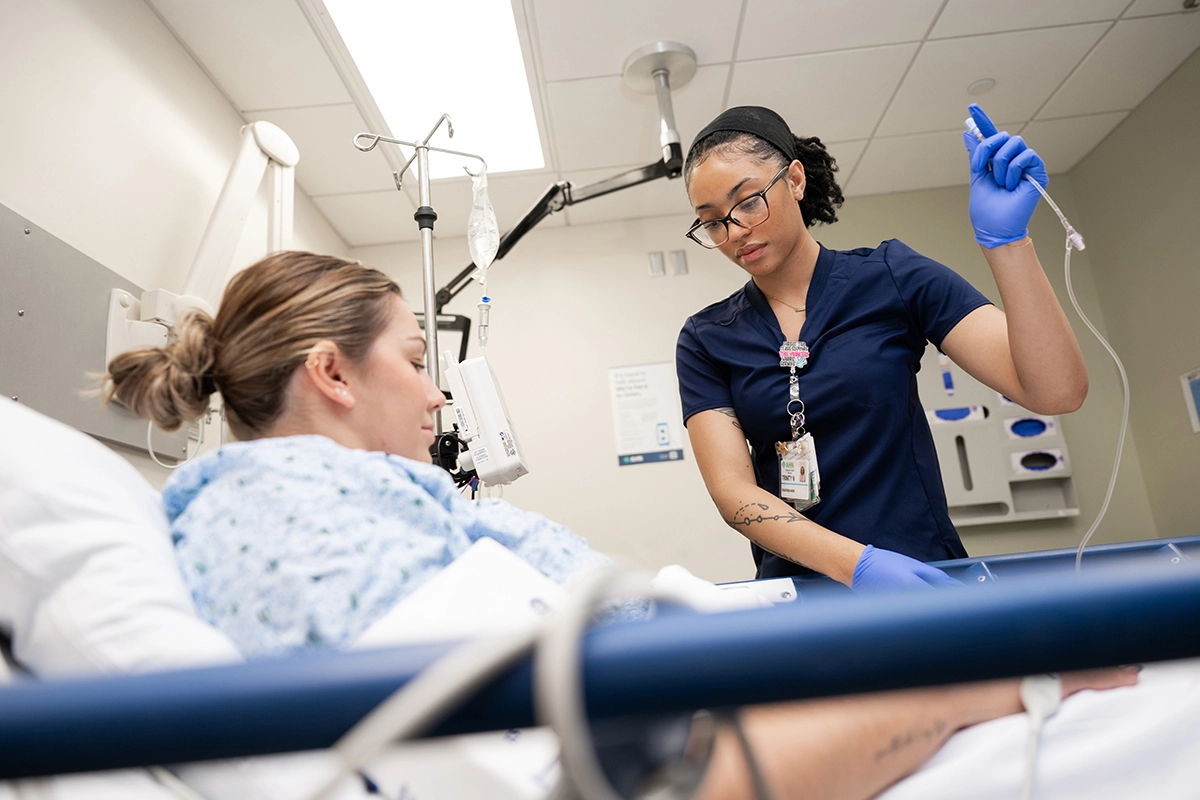 Female scientist working in laboratory