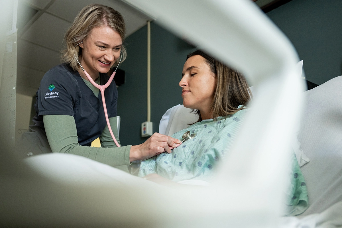 Guardian garage employee presenting to customer