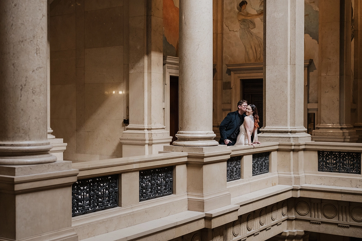 Steven Dalton Photography Carnegie Museum Pittsburgh Engagement Mezcal Bar