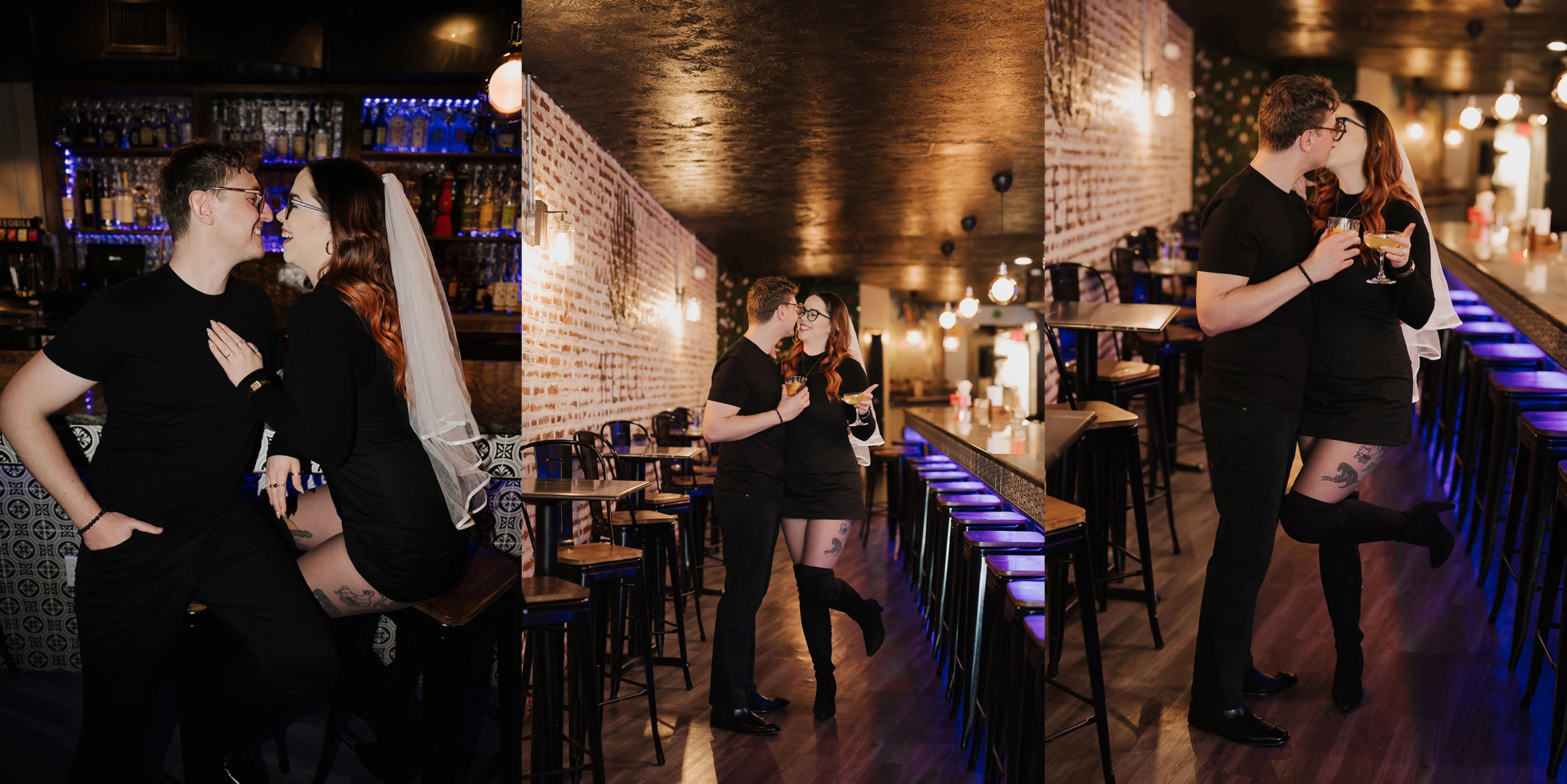 Steven Dalton Photography Carnegie Museum Pittsburgh Engagement Mezcal Bar