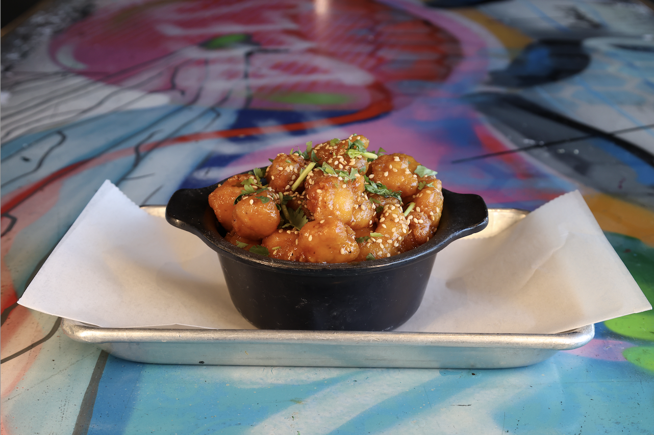 Agave & Rye Sticky Cauliflower Bites