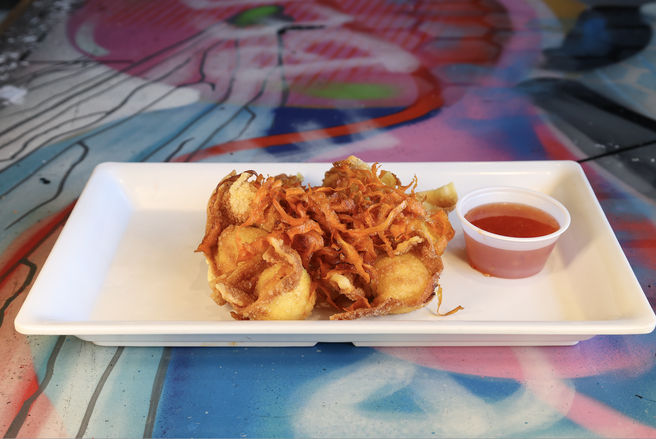 Agave & Rye Shrimp Rangoon Bites