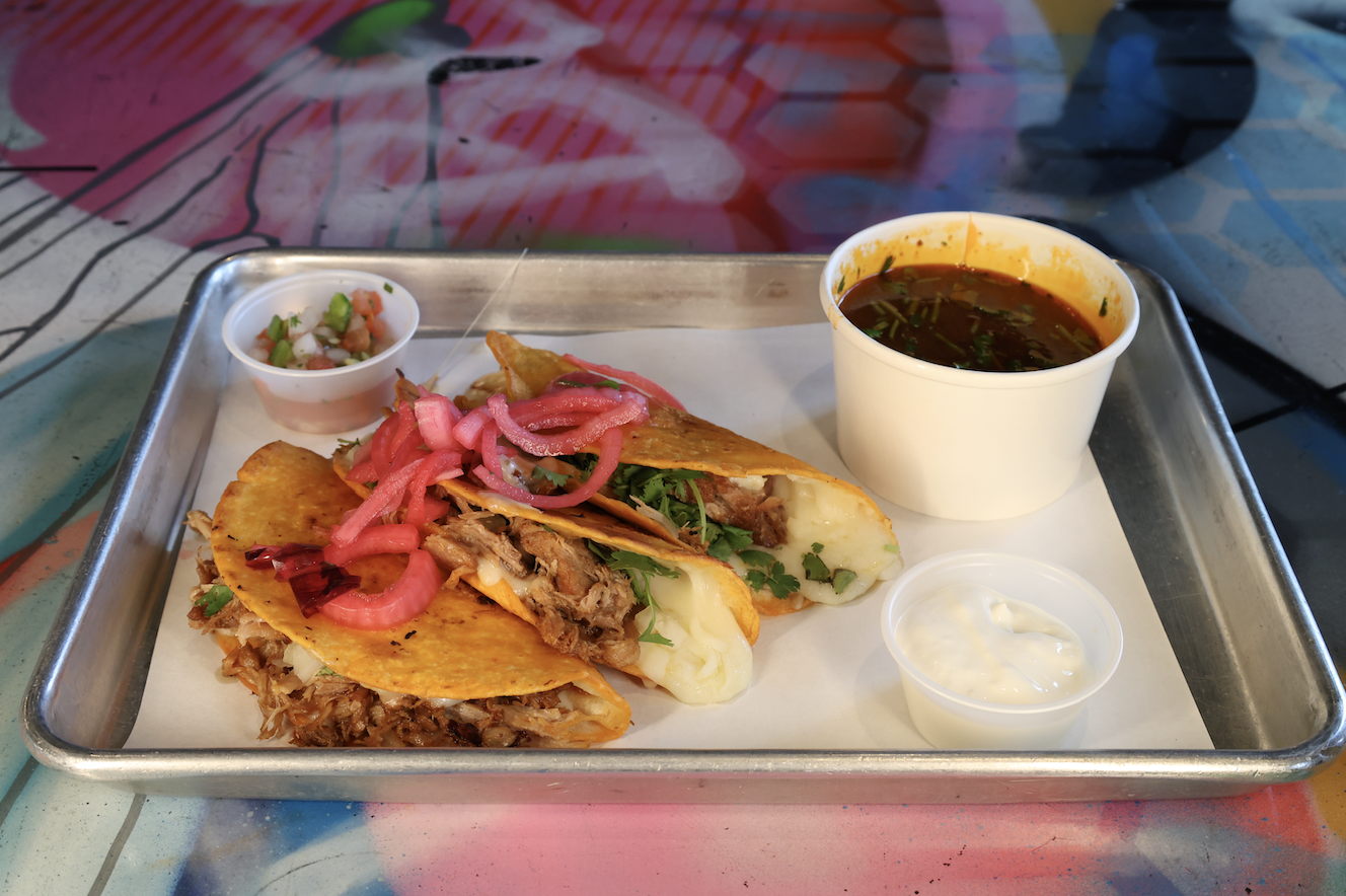 Agave & Rye Pork Carnitas Tacos