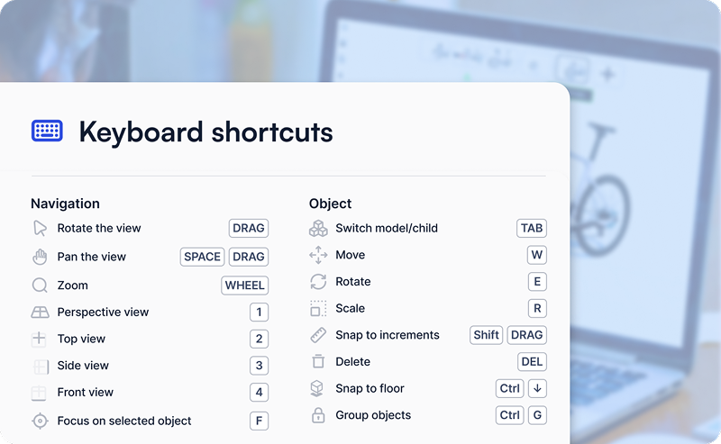 Keyboard shortcuts