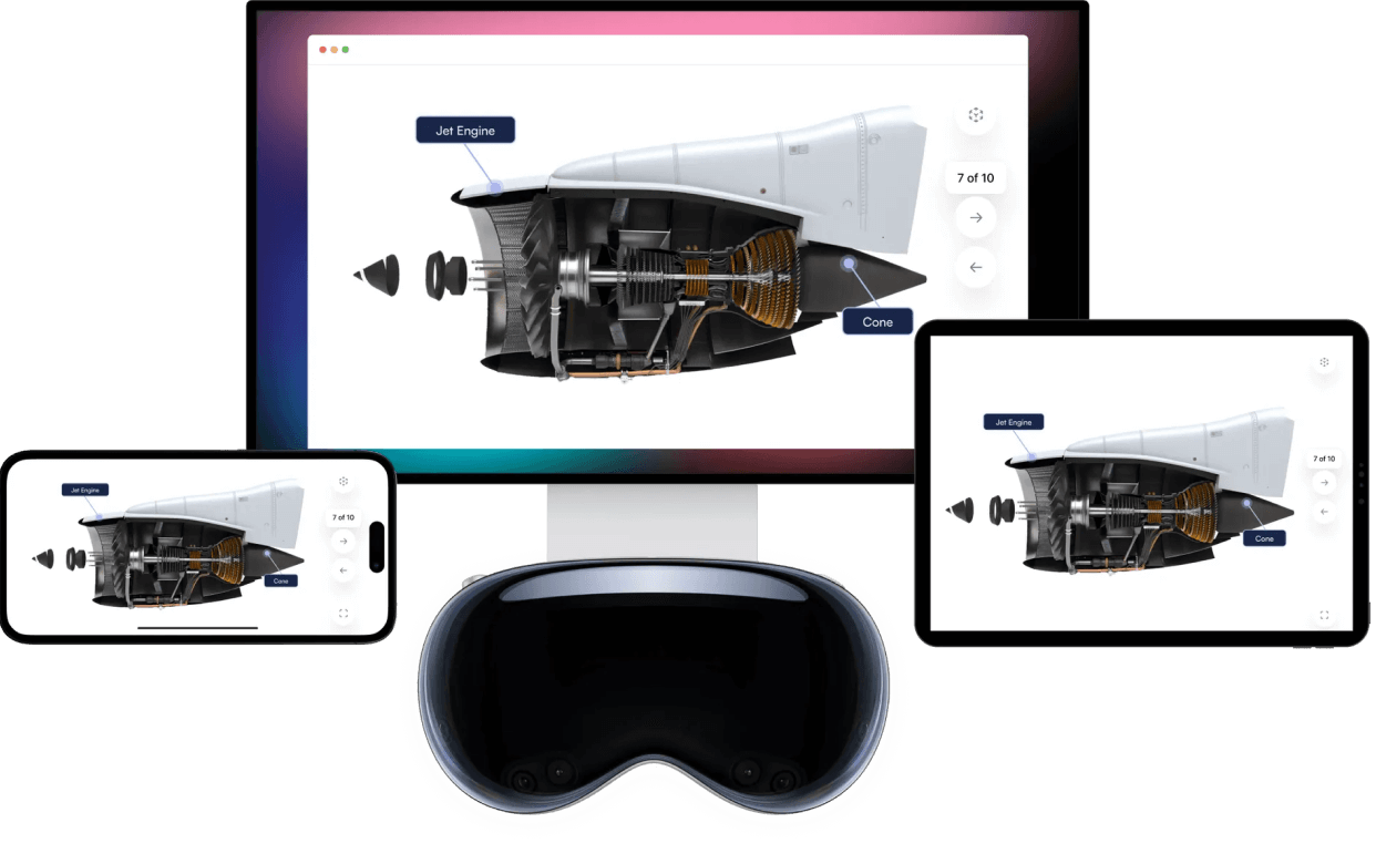 JigSpace available on different platforms.