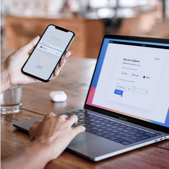 User sign on to JigSpace using SSO