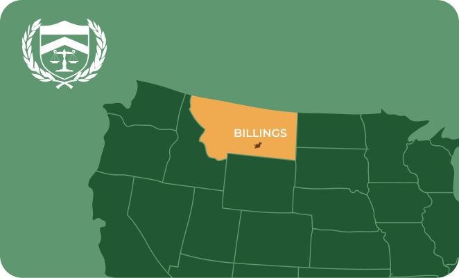 State map with Billings, Montana highlighted, showing that Cash for Arms purchases guns in Billings