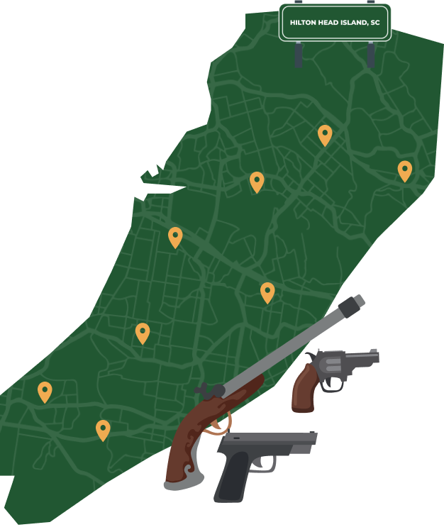 Hilton Head SC map