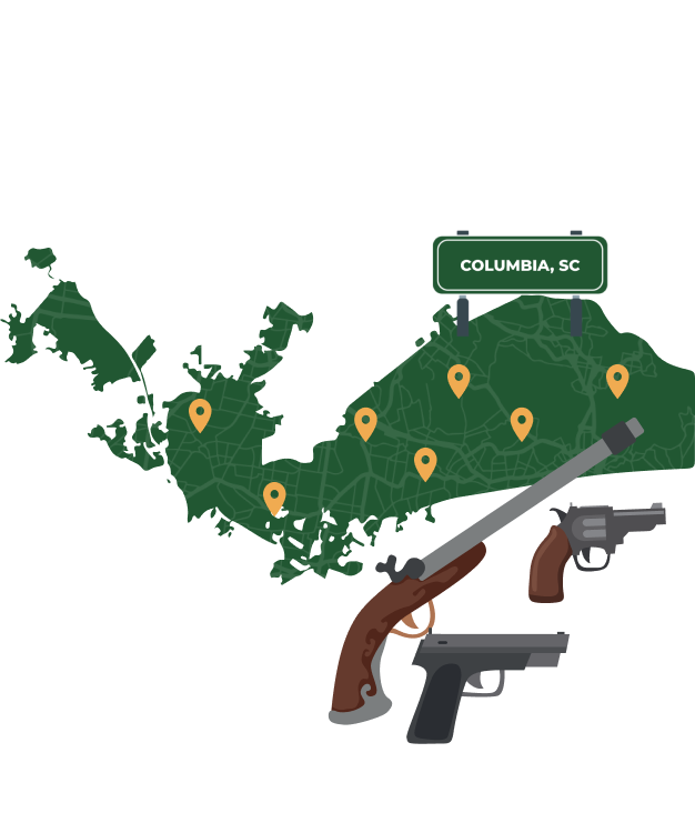 Columbia SC map