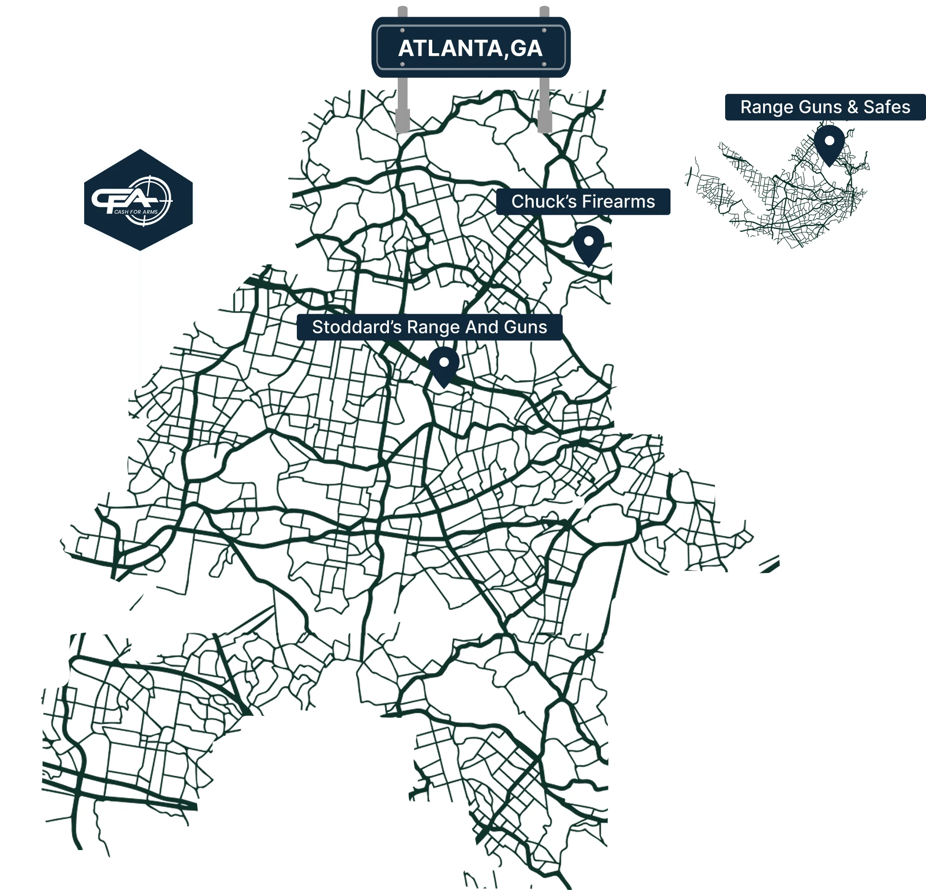 places to sell guns in atlanta