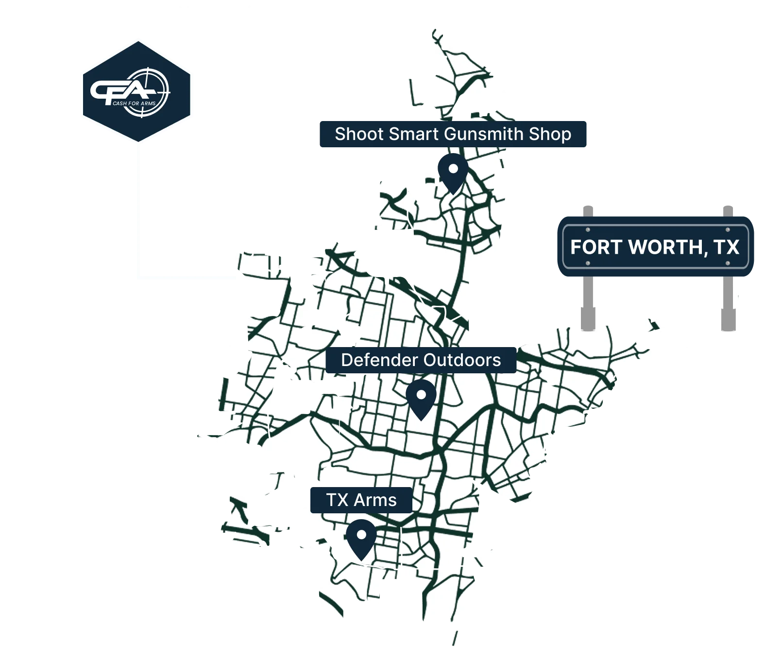 places to sell guns in Fort Worth