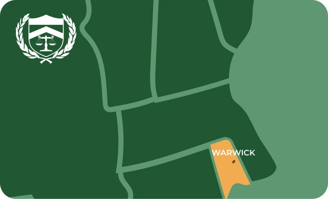 West Warwick RI map