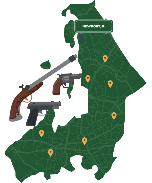 Newport RI map