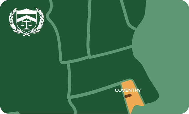 Coventry RI map