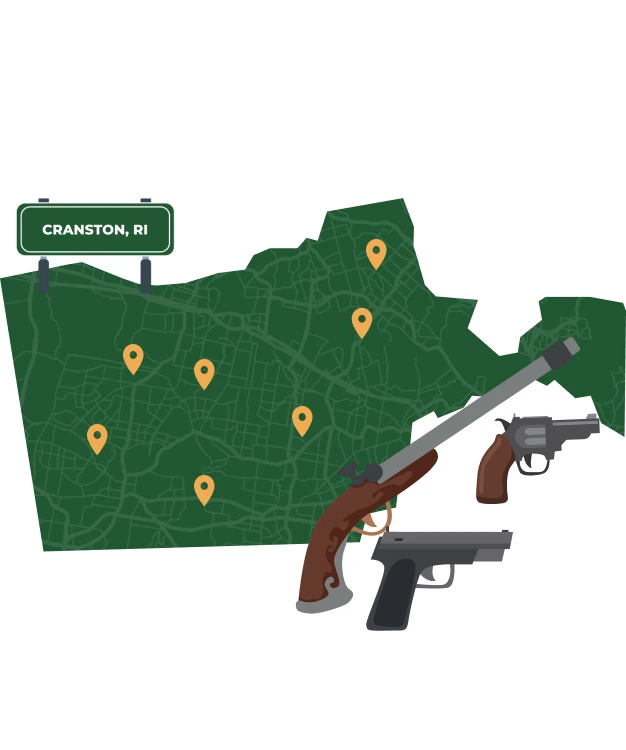 Cranston RI city map