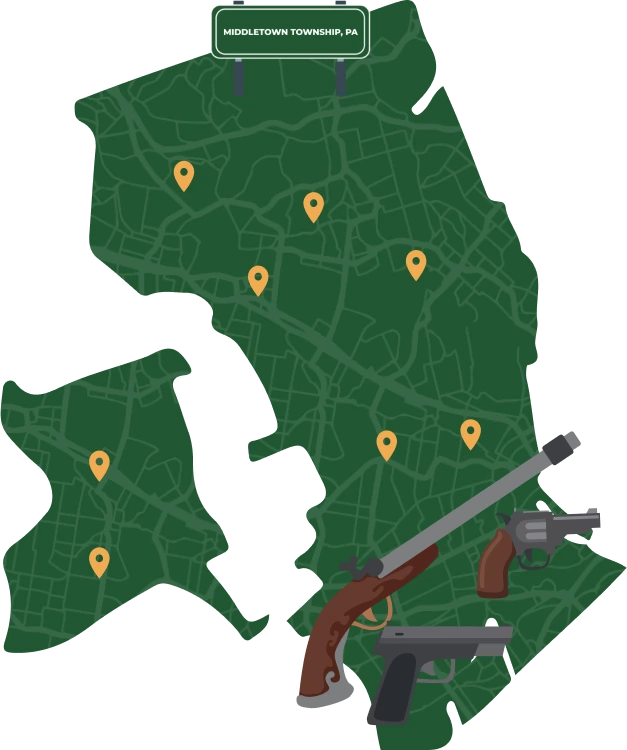 Middletown Township city map