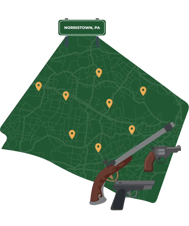 Norristown PA city map