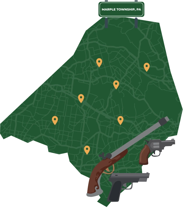 Marple Township city map