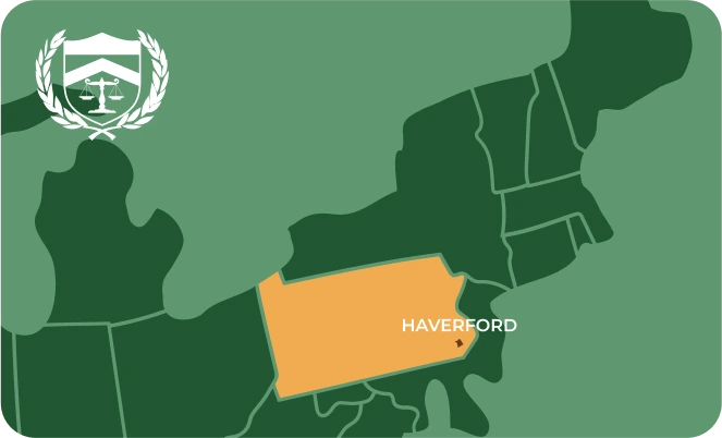 Haverford PA city map