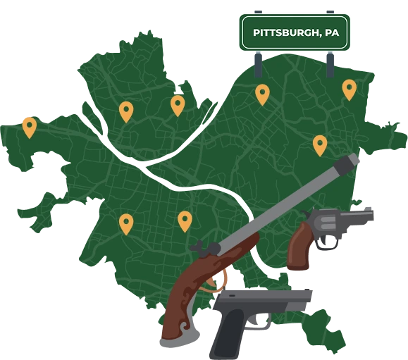 Pittsburgh city map