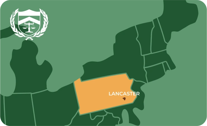 Lancaster PA map