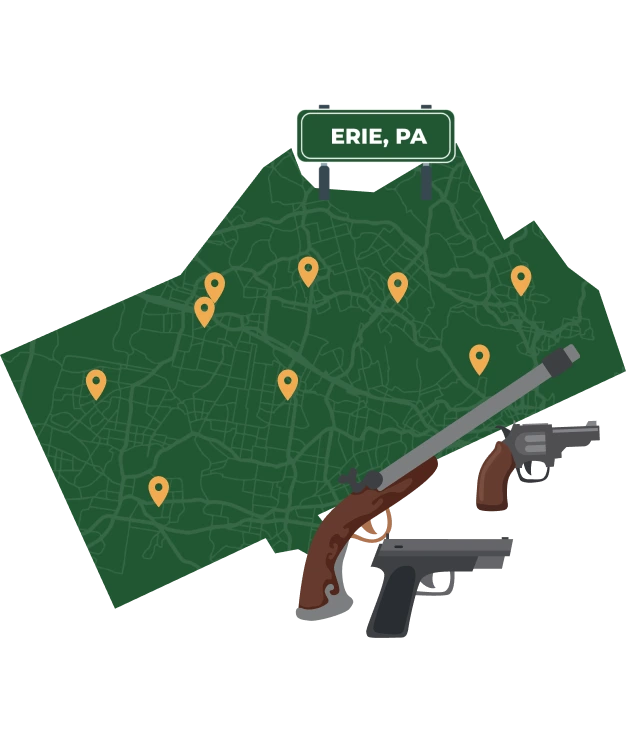 Erie PA city map