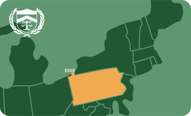 Erie PA map