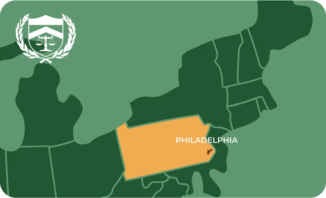 Philadelphia PA map