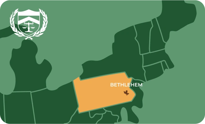 Bethlehem PA map