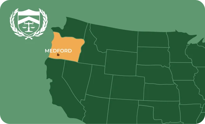 Medford OR map pin