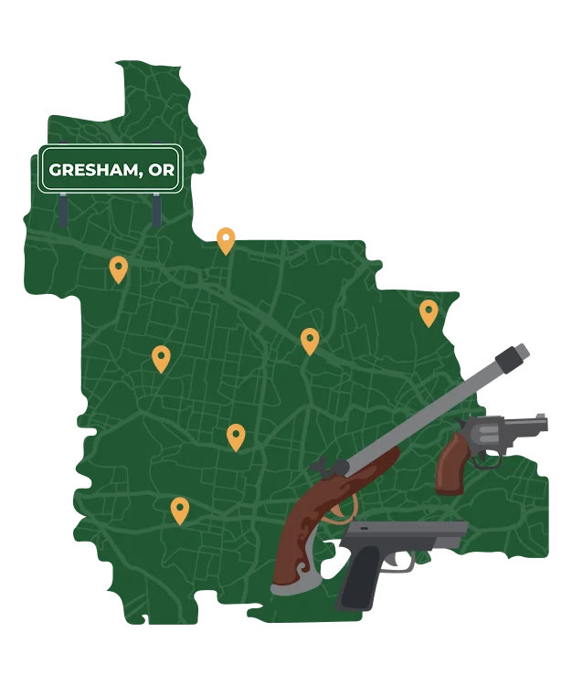 Gresham OR city map